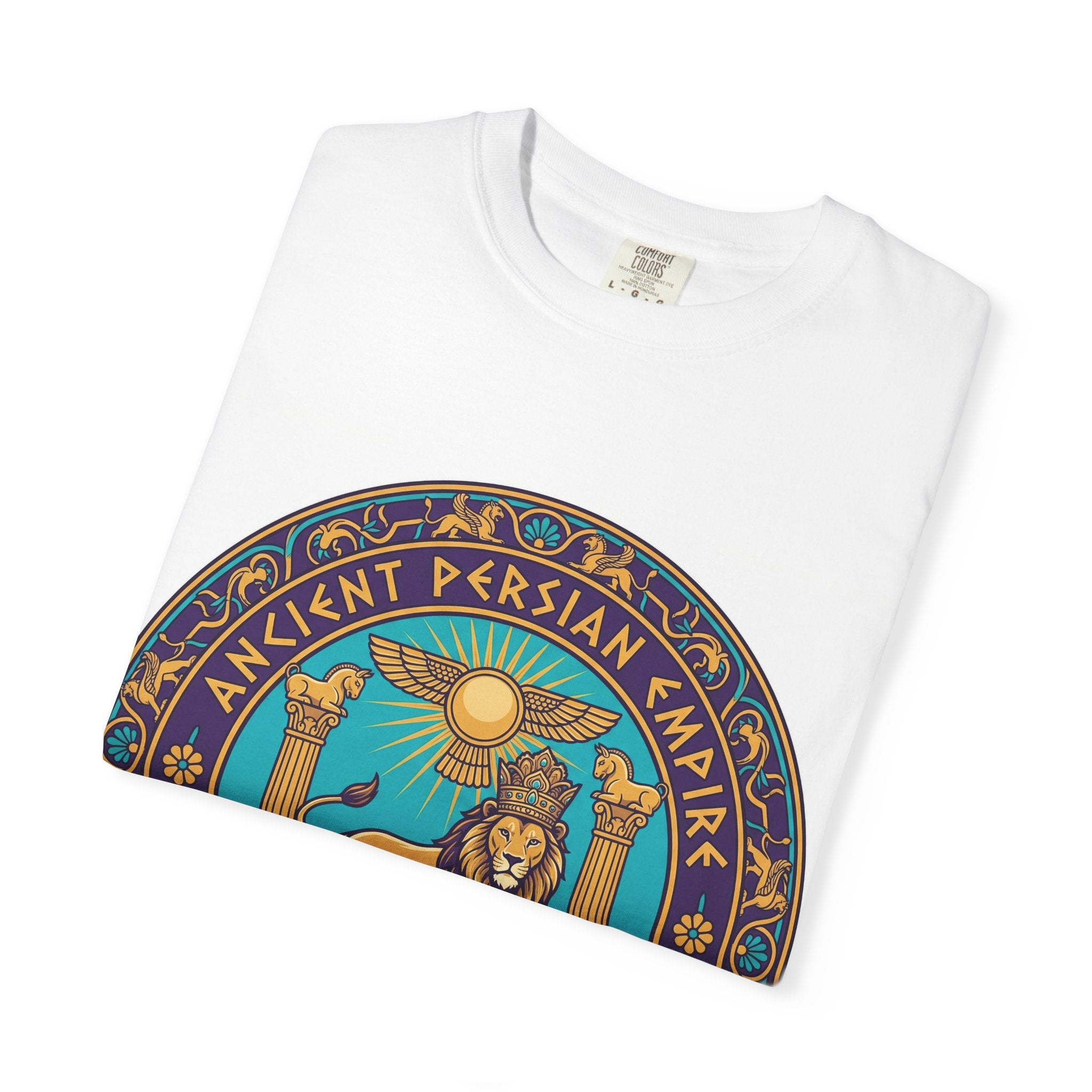 Ancient Persian Empire T-Shirt — Persepolis Lion Emblem Tee
