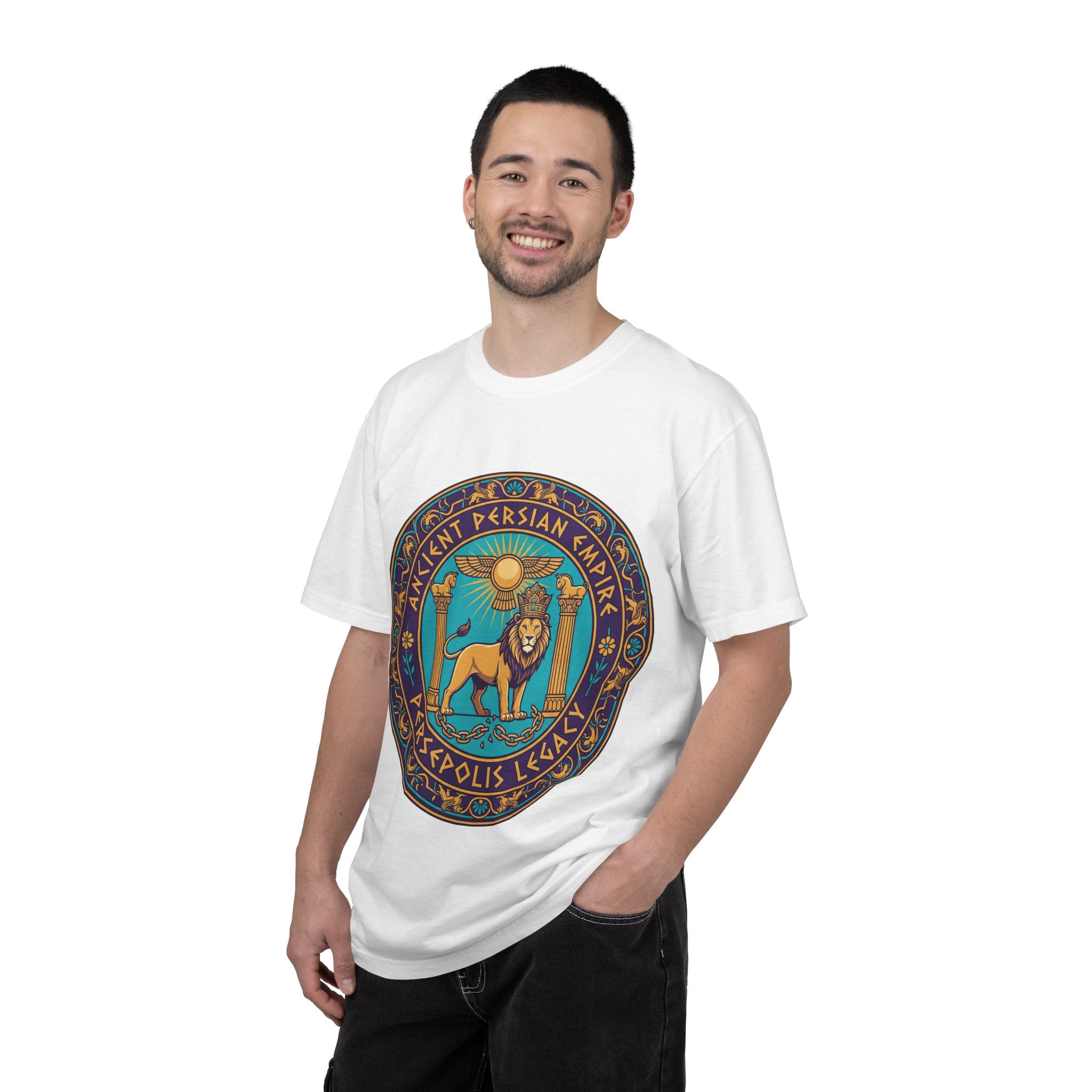 Ancient Persian Empire T-Shirt — Persepolis Lion Emblem Tee